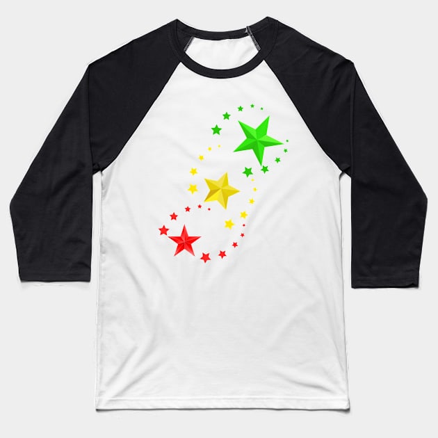 Rastafarian Tees Baseball T-Shirt by Abelfashion